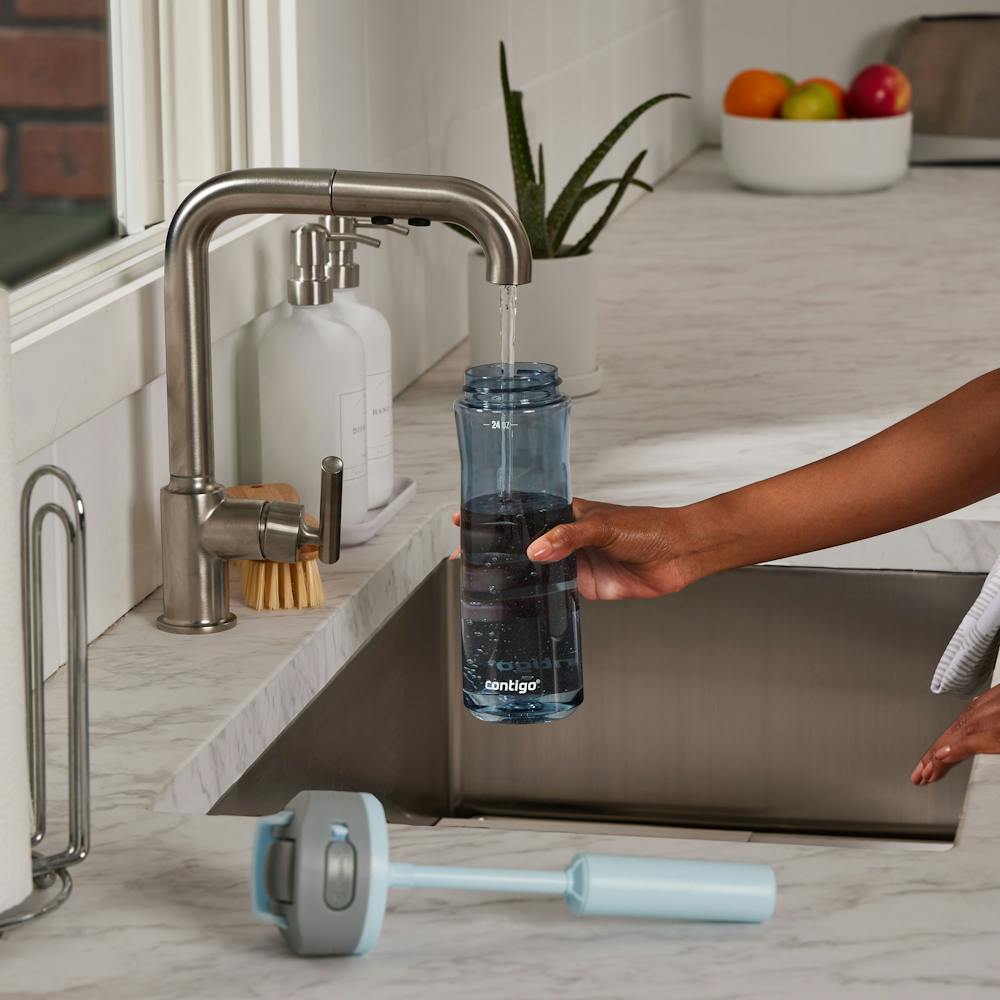 well straw filtration 24 ounce water bottle